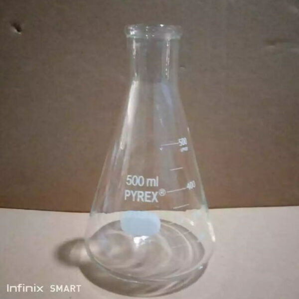 Erlenmeyer Flask, Narrow Mouth, PYREX - RRC 500 mL