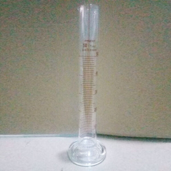 Measuring Cylinder Gelas Ukur, Round Base, PYREX Capacity 50 Ml